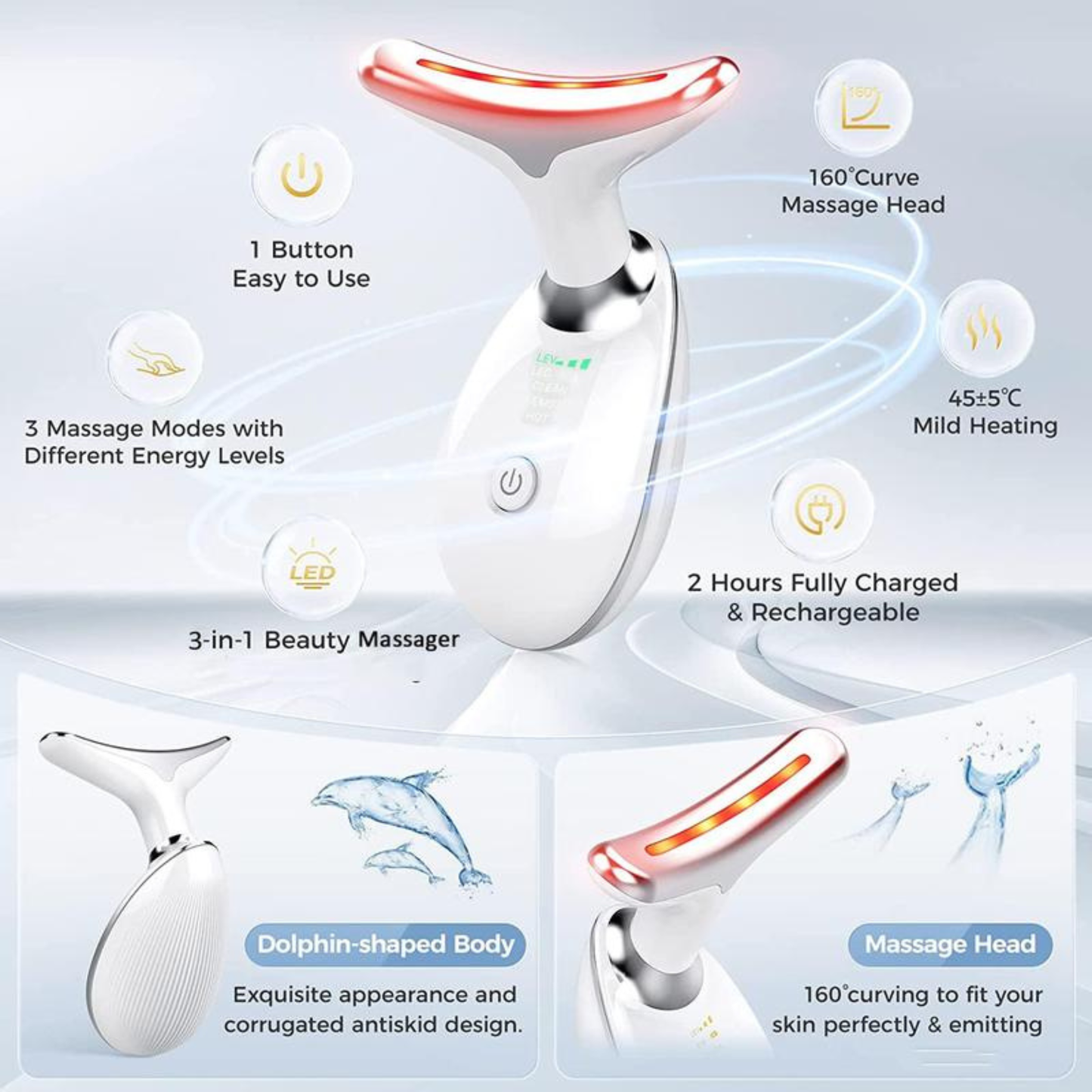 Facial and Neck Massage Tool